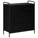 vidaXL Széf Fekete Tölgy 97 x 33 x 81 cm Szerelt Fa