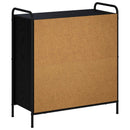 vidaXL Széf Fekete Tölgy 97 x 33 x 81 cm Szerelt Fa