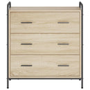 vidaXL Széf Sonoma Tölgy 97 x 33 x 81 cm Szerelt Fa