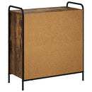 vidaXL Széf Füstös Tölgy 97 x 33 x 81 cm Szerelt Fa