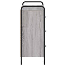 vidaXL Széf Szürke Sonoma 97 x 33 x 81 cm Szerelt Fa