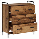 vidaXL Széf Antik Fa 97 x 33 x 81 cm Szerelt Fa
