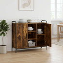 vidaXL Széf Füstös Tölgy 97 x 33 x 81 cm Szerelt Fa