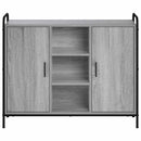 vidaXL Széf Szürke Sonoma 97 x 33 x 81 cm Szerelt Fa
