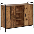 vidaXL Széf Antik Fa 97 x 33 x 81 cm Szerelt Fa