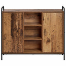 vidaXL Széf Antik Fa 97 x 33 x 81 cm Szerelt Fa