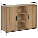 vidaXL Széf Kézműves Tölgy 97 x 33 x 81 cm Szerelt Fa