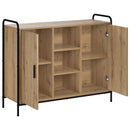 vidaXL Széf Kézműves Tölgy 97 x 33 x 81 cm Szerelt Fa