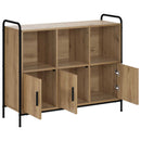 vidaXL Széf Kézműves Tölgy 97 x 33 x 81 cm Szerelt Fa