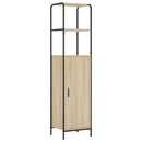 vidaXL Magasfiú Sonoma Tölgy 40 x 33 x 161 cm Szerelt Fa