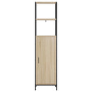 vidaXL Magasfiú Sonoma Tölgy 40 x 33 x 161 cm Szerelt Fa