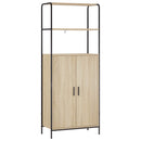 vidaXL Magasfiú Sonoma Tölgy 40 x 33 x 161 cm Szerelt Fa