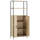 vidaXL Magasfiú Sonoma Tölgy 40 x 33 x 161 cm Szerelt Fa