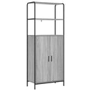 vidaXL Magasfiú Szürke Sonoma 40 x 33 x 161 cm Szerelt Fa