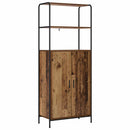 vidaXL Magasfiú Antik Fa 40 x 33 x 161 cm Szerelt Fa