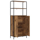 vidaXL Magasfiú Antik Fa 40 x 33 x 161 cm Szerelt Fa