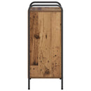 vidaXL Könyvespolc 55,5 x 33 x 174 cm Szerelt Fa Antik Fa