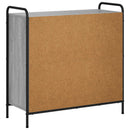 vidaXL Könyvespolc 80 x 33 x 80 cm Szerelt Fa Szürke Sonoma