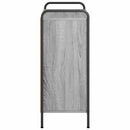 vidaXL Könyvespolc 80 x 33 x 80 cm Szerelt Fa Szürke Sonoma