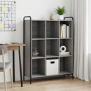 vidaXL Könyvespolc 57 x 33 x 111 cm Szerelt Fa Szürke Sonoma