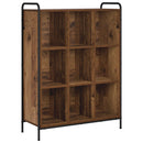 vidaXL Könyvespolc 57 x 33 x 111 cm Szerelt Fa Antik Fa