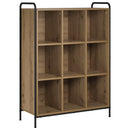vidaXL Könyvespolc 57 x 33 x 111 cm Szerelt Fa Kézműves Tölgy