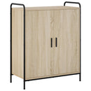 vidaXL Cipőszekrény 76 x 36,5 x 93 cm Szerelt Fa Sonoma Tölgy