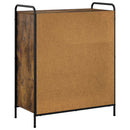 vidaXL Cipőszekrény 76 x 36,5 x 93 cm Szerelt Fa Füstös Tölgy
