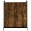 vidaXL Cipőszekrény 76 x 36,5 x 93 cm Szerelt Fa Füstös Tölgy