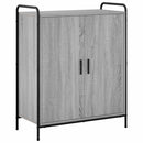 vidaXL Cipőszekrény 76 x 36,5 x 93 cm Szerelt Fa Szürke Sonoma