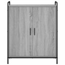 vidaXL Cipőszekrény 76 x 36,5 x 93 cm Szerelt Fa Szürke Sonoma
