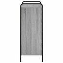 vidaXL Cipőszekrény 76 x 36,5 x 93 cm Szerelt Fa Szürke Sonoma