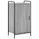vidaXL Cipőszekrény 51 x 36,5 x 93 cm Szerelt Fa Szürke Sonoma