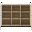 vidaXL Cipőszekrény 85 x 39,5 x 75 cm Szerelt Fa Sonoma Tölgy