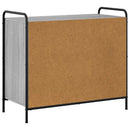 vidaXL Cipőszekrény 85 x 39,5 x 75 cm Szerelt Fa Szürke Sonoma