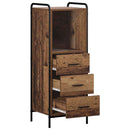 vidaXL Fürdőszoba Székény Antik Fa 40 x 36 x 109,5 cm Szerelt Fa