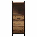 vidaXL Fürdőszoba Székény Antik Fa 40 x 36 x 109,5 cm Szerelt Fa