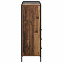 vidaXL Fürdőszoba Székény Antik Fa 40 x 36 x 109,5 cm Szerelt Fa
