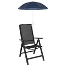 vidaXL Csipeszes napernyő 2 pcs Sötétkék Ø 105 x 86 cm 170T poliészter