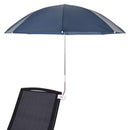 vidaXL Csipeszes napernyő 2 pcs Sötétkék Ø 105 x 86 cm 170T poliészter