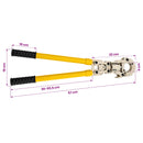 vidaXL Hidraulikus Cső Ráhúzó Eszköz 2 db 60 kN Ø16-32 mm Acél