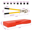 vidaXL Hidraulikus Cső Ráhúzó Eszköz 2 db 60 kN TH16-32 mm V12-28 mm