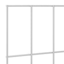 vidaXL Kertkerítés panel 48 pcs Horganyzott Acél Ezüst