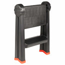 vidaXL Létra Fekete és piros 46 x 30 x 63 cm PP és elasztomerek