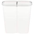 vidaXL Szemetes Fehér 48,5 x 28 x 51 cm PP