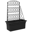 vidaXL Öntöző trellis Antracitszürke 58 x 29 x 78 cm PP