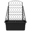 vidaXL Öntöző trellis Antracitszürke 58 x 29 x 78 cm PP