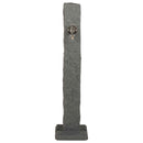 vidaXL Kertitanker Antracitszürke 26 x 26 x 98 cm PE