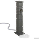 vidaXL Kertitanker Antracitszürke 26 x 26 x 101 cm PE