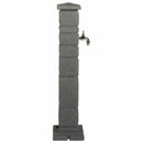vidaXL Kertitanker Antracitszürke 26 x 26 x 101 cm PE